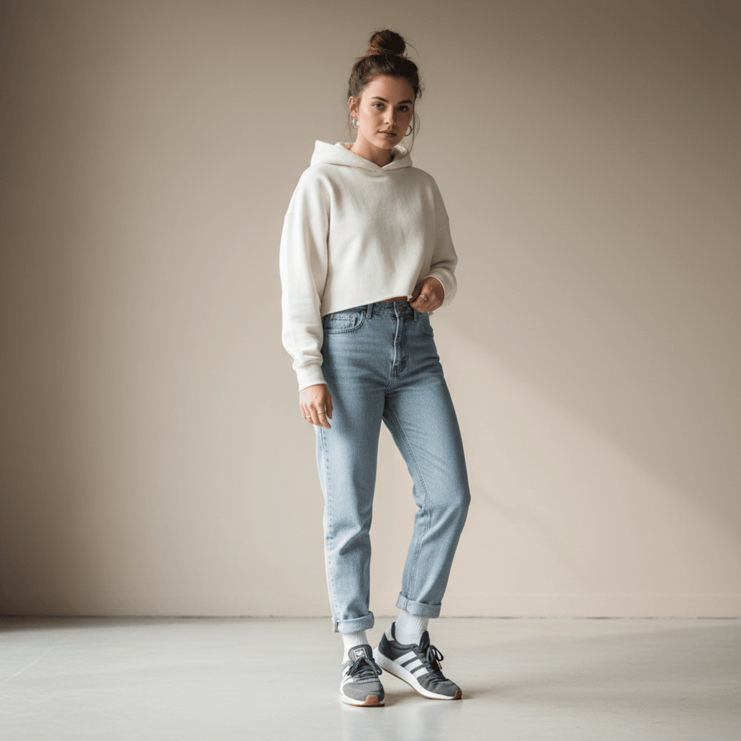 Iniki gris y blanco