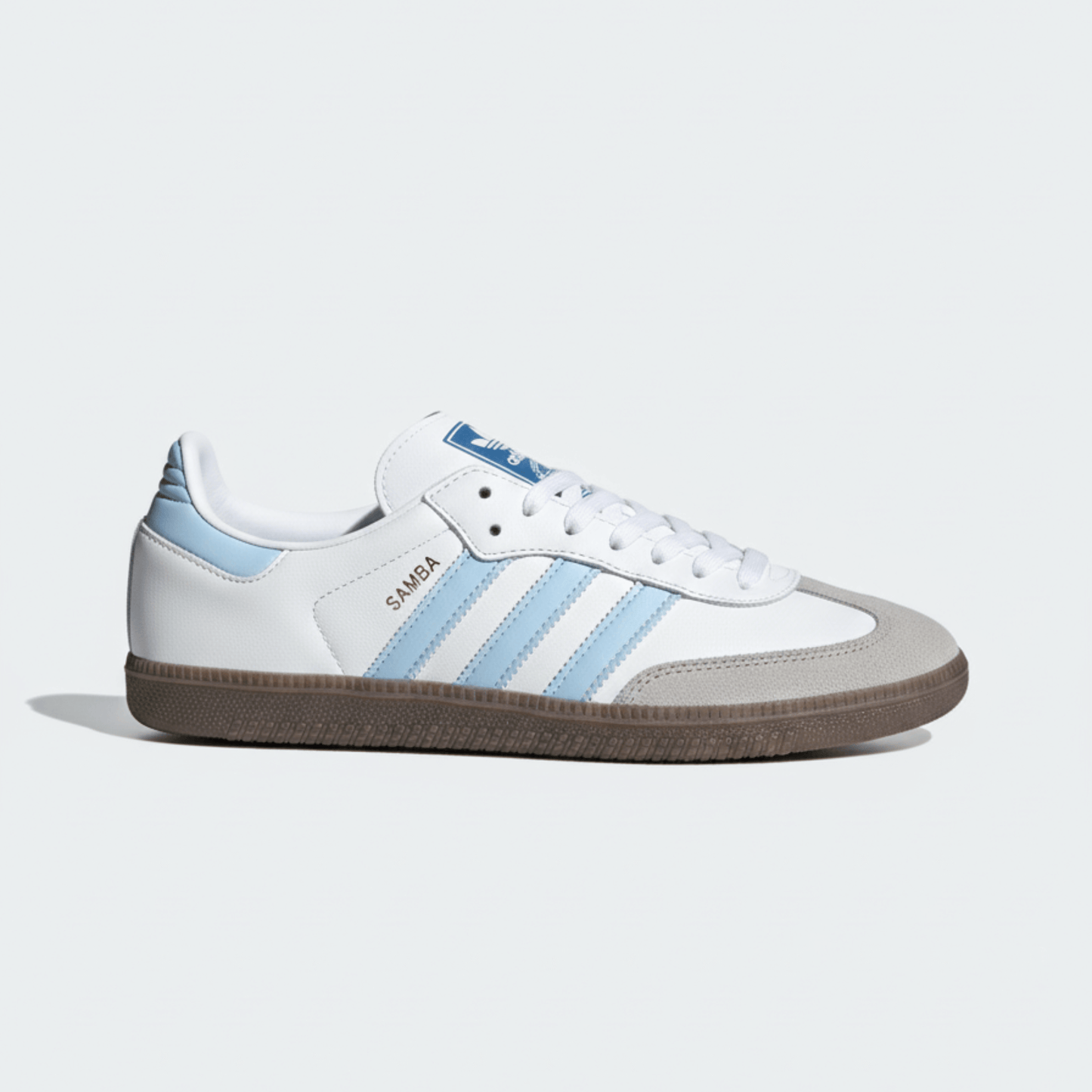Samba OG blanco y azul cielo