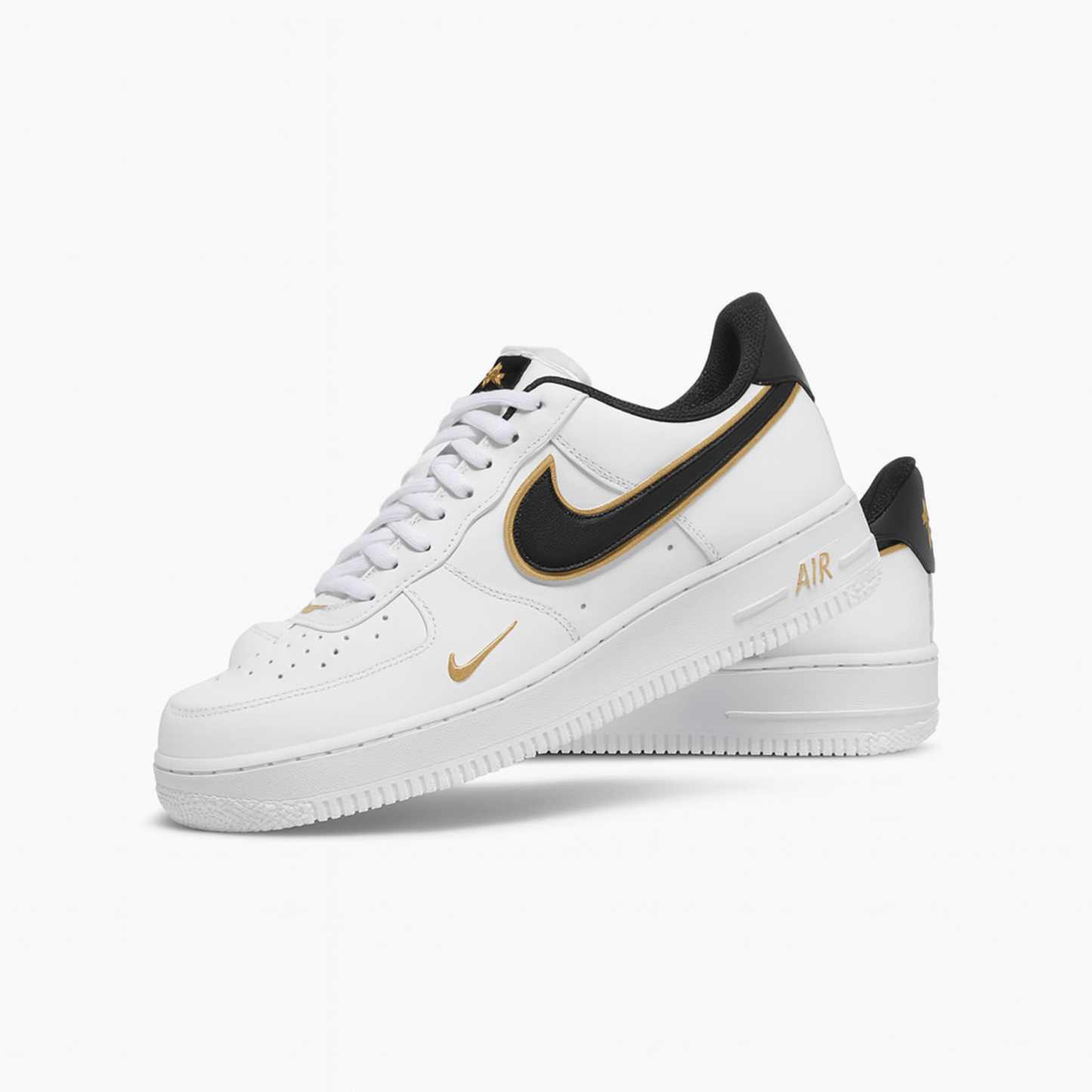 Air Force 1 Low blanco y dorado