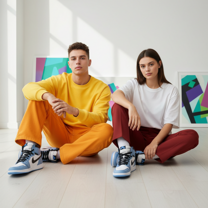 Air Jordan azul celeste