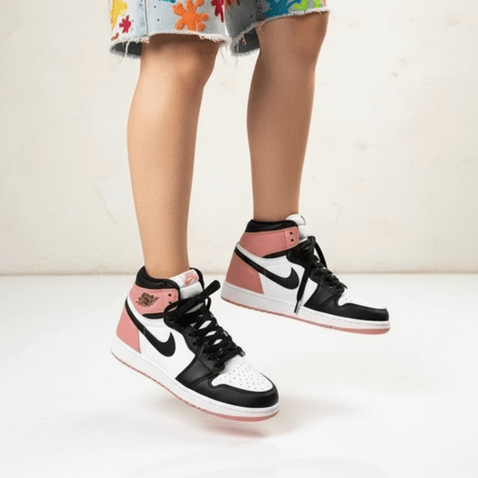 Air Jordan rosa y negro