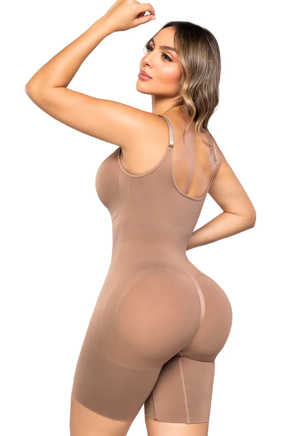 Body Faja Invisible SMI7153 COCOA Espalda alta, curvas redefinidas