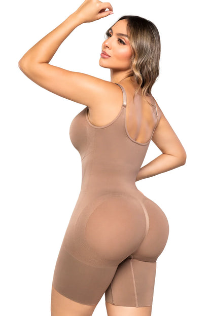 Body Faja Invisible SMI7153 COCOA Espalda alta, curvas redefinidas