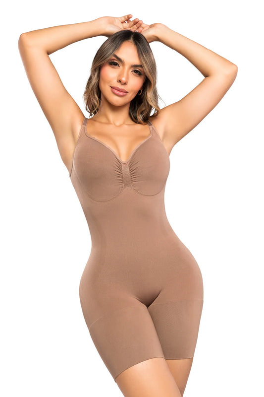 Body Faja Seamfree SMI7148 Cocoa – Moldeo integral, efecto lifting invisible