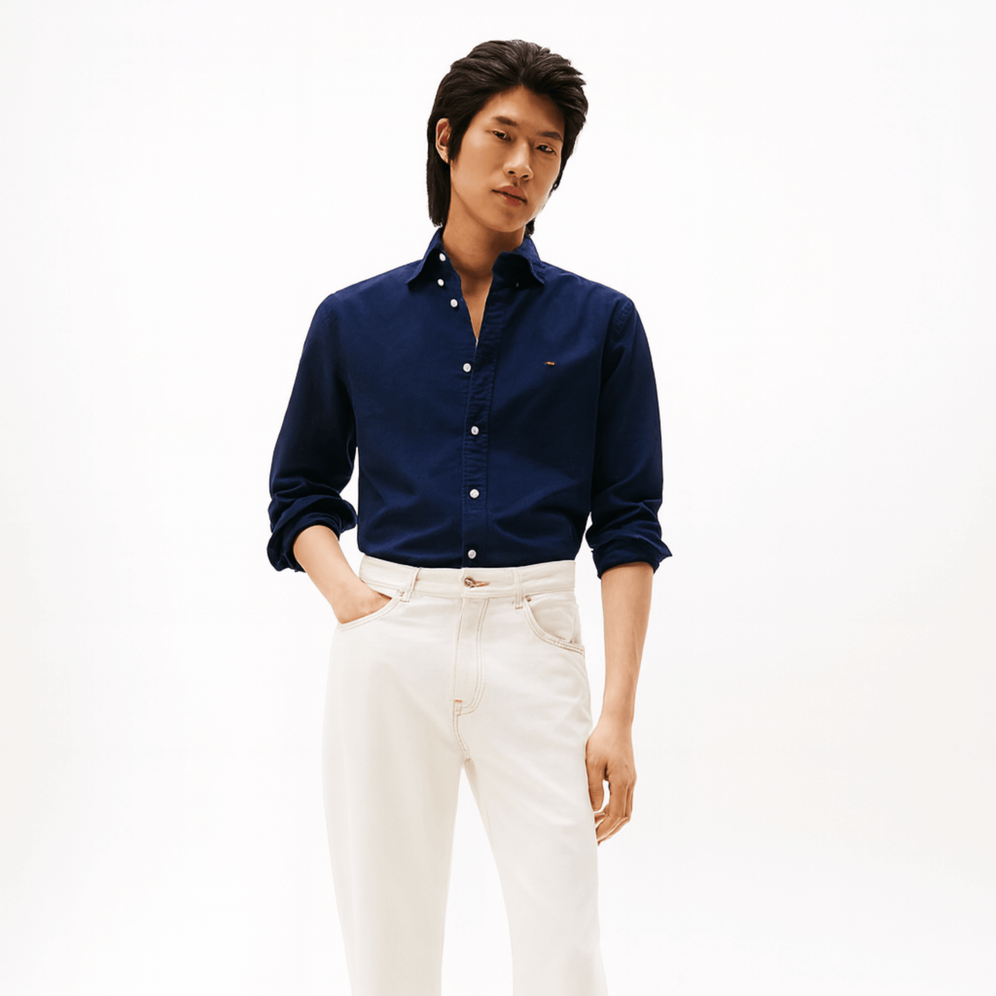 Camisa Oxford navy Regular Fit