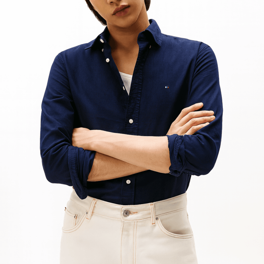 Camisa Oxford navy Regular Fit