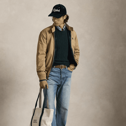 Chaqueta Bedford Twill beige hombre