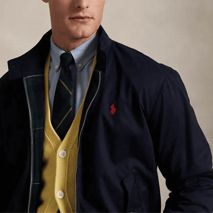 Chaqueta Bedford Twill azul marino hombre