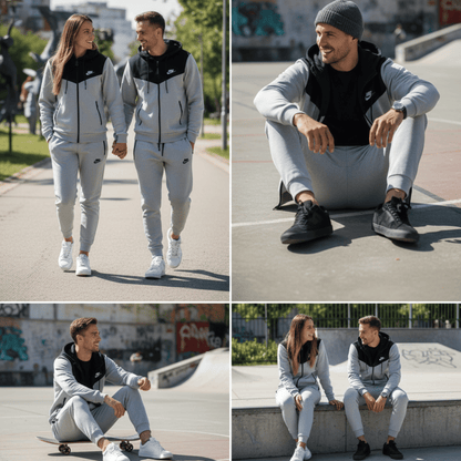 Chándal unisex gris
