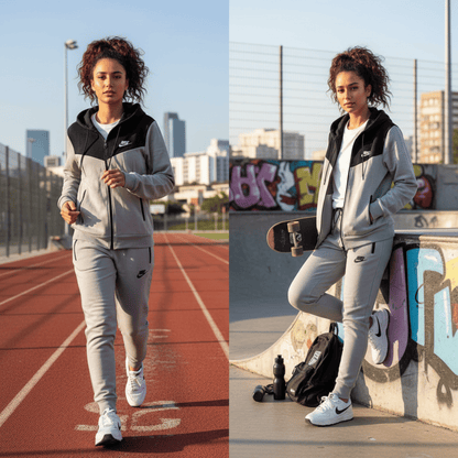 Chándal unisex gris