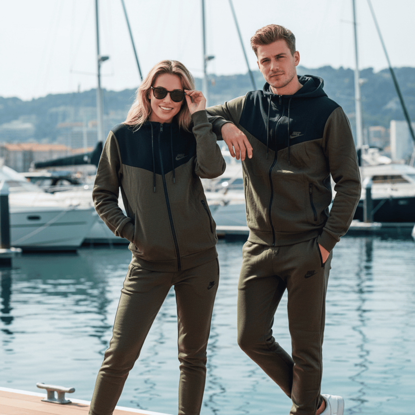 Chándal unisex verde