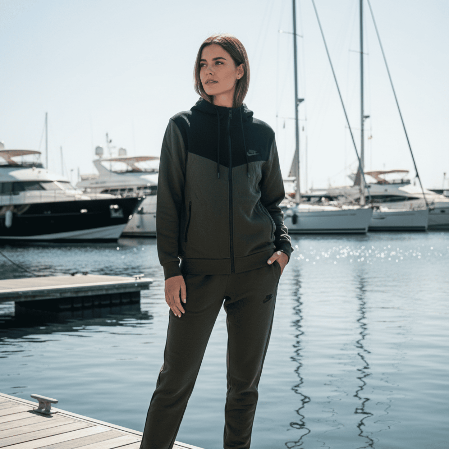 Chándal unisex verde