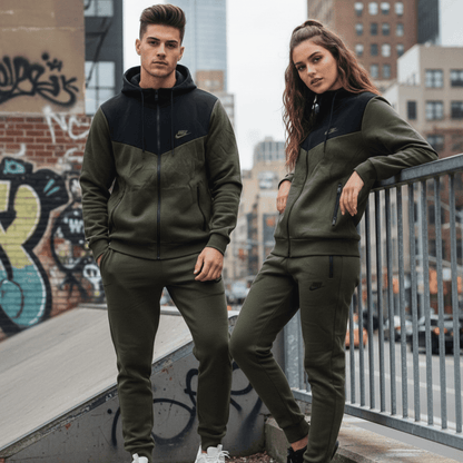 Chándal unisex verde