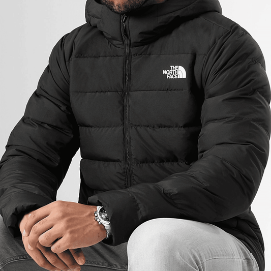 Chaqueta Aconcagua 3 con capucha negra hombre