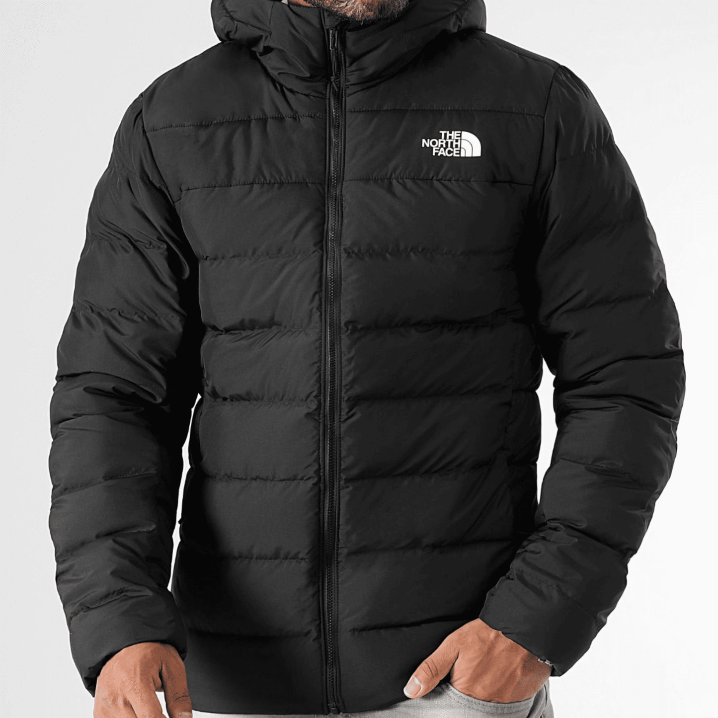 Chaqueta Aconcagua 3 con capucha negra hombre