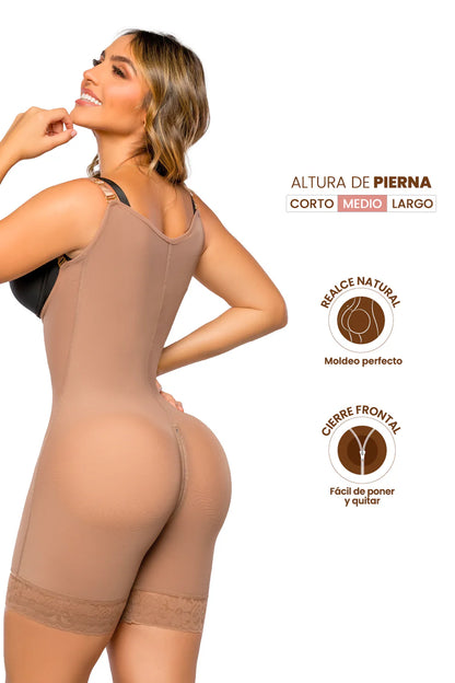 Faja Ultrainvisible SMI7089 – Media pierna con soporte removible y lifting natural