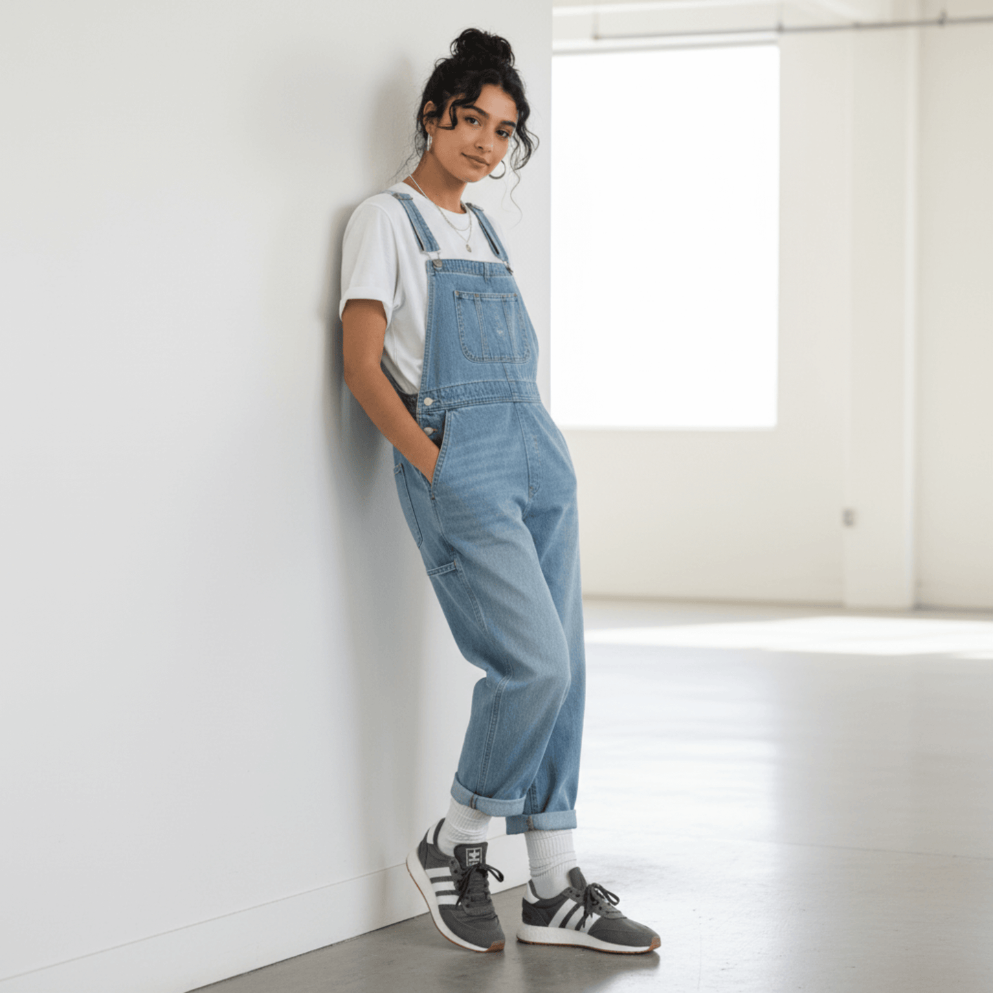 Iniki gris y blanco