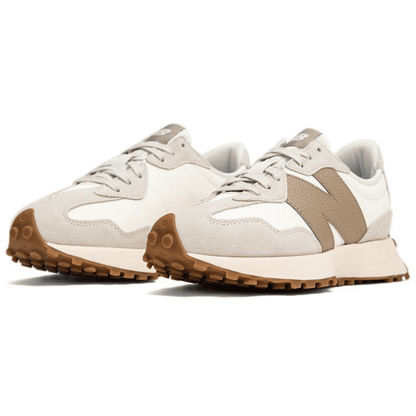 NB 327 blanco y beige