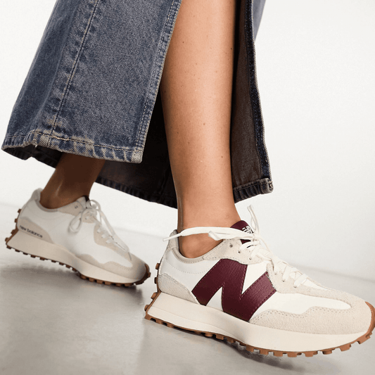 NB 327 burgundy