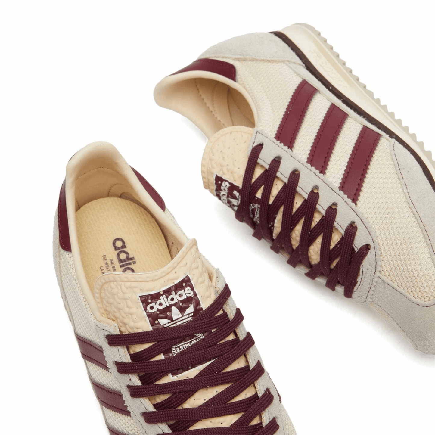 SL 72 beige y burgundy