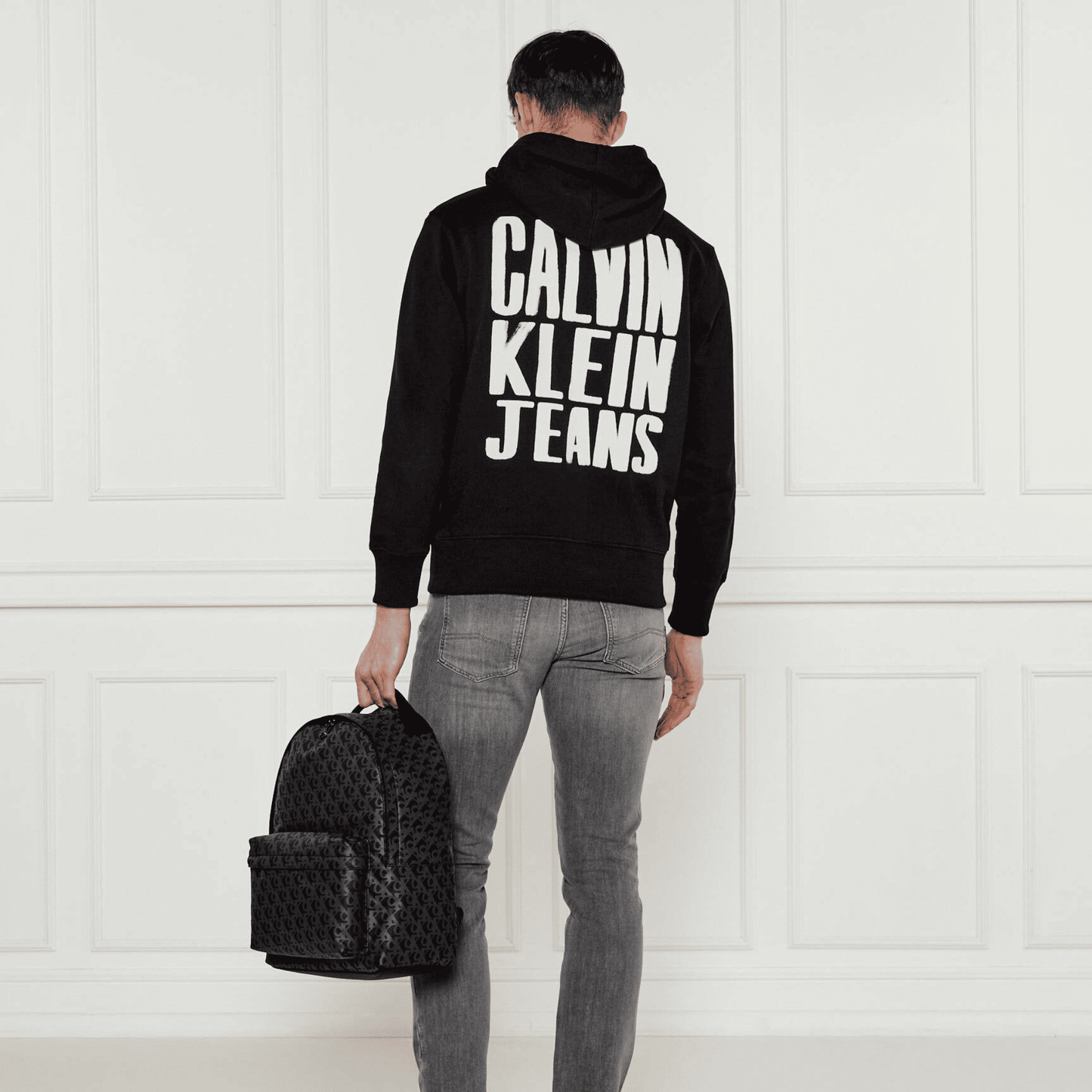 Sudadera Regular Fit negro hombre