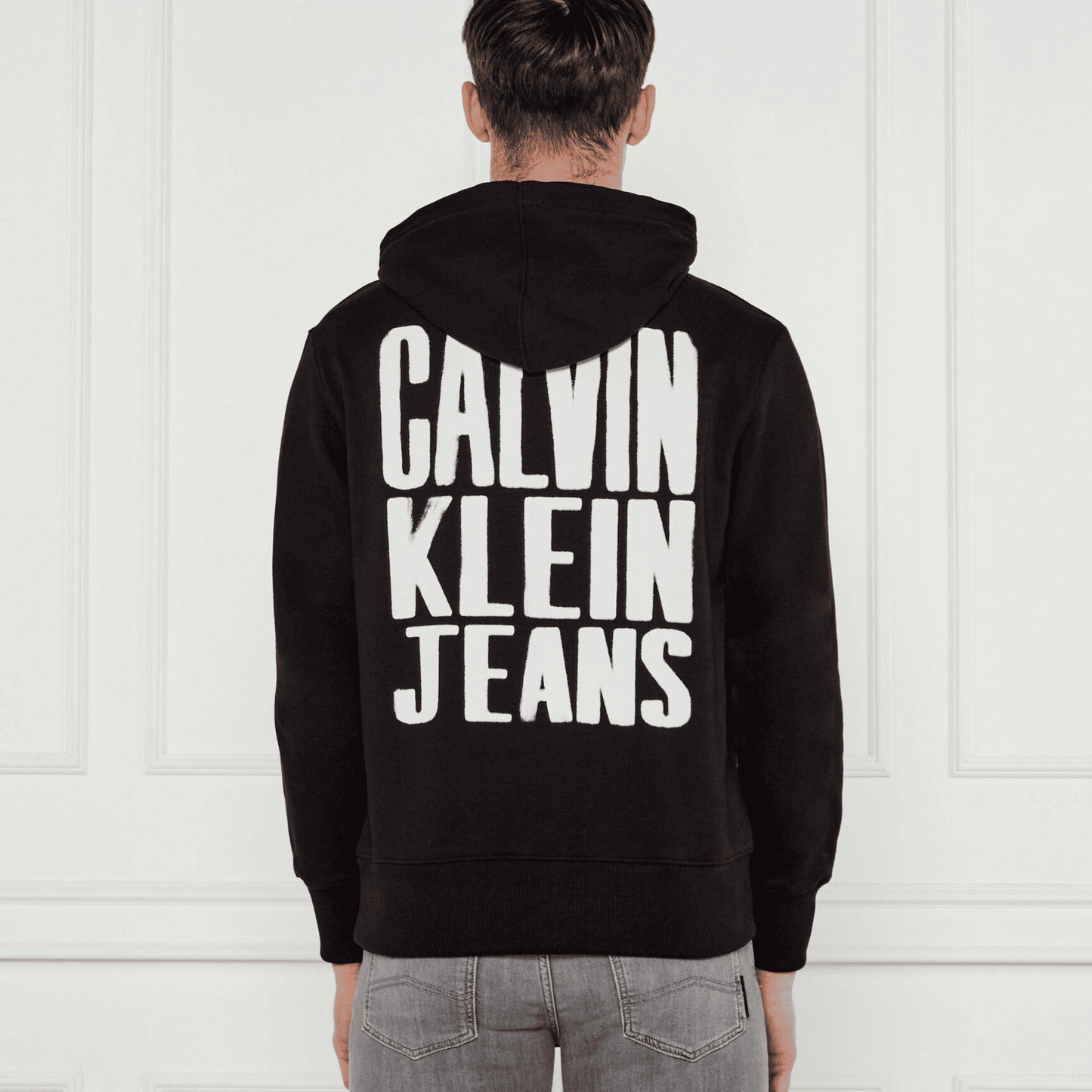 Sudadera Regular Fit negro hombre