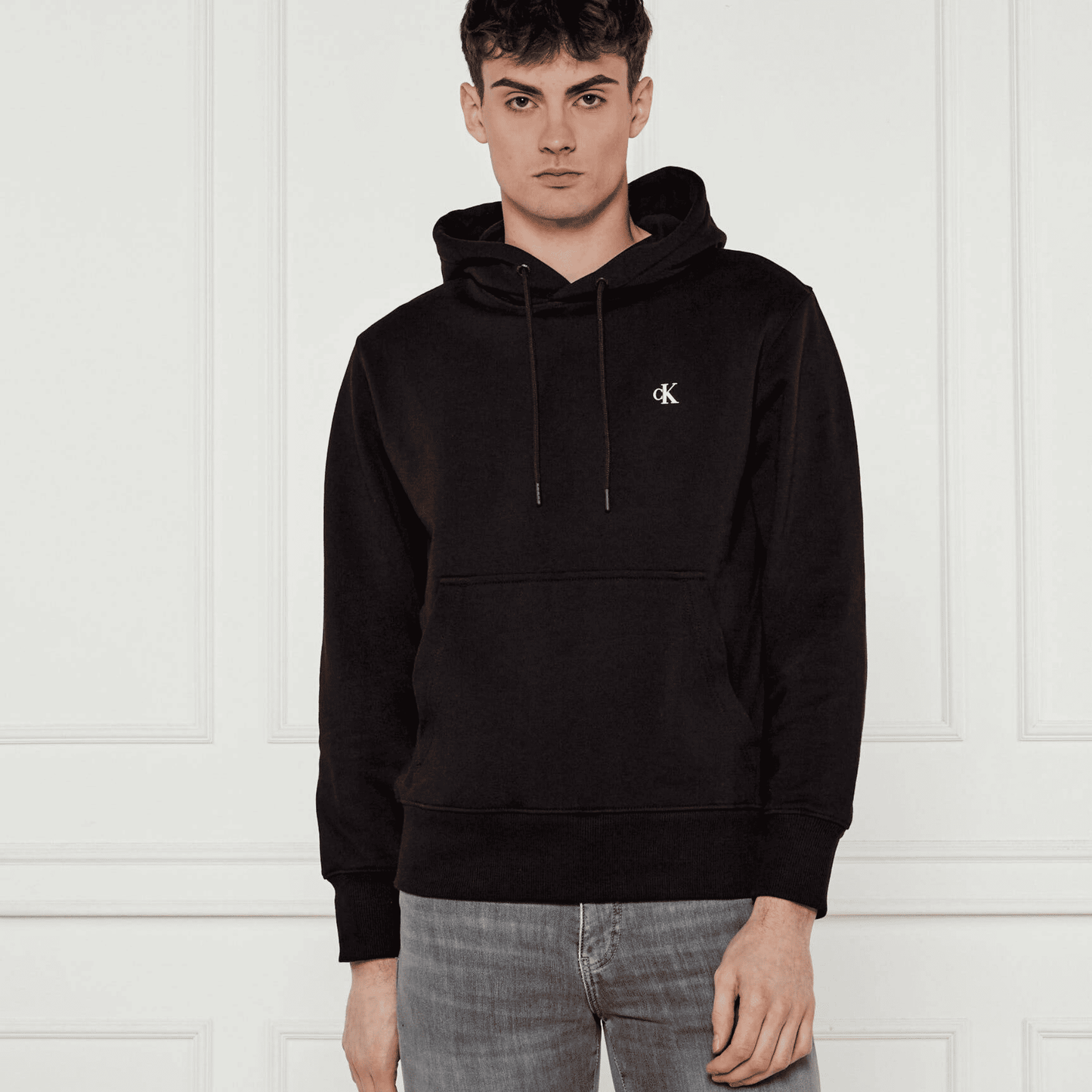 Sudadera Regular Fit negro hombre