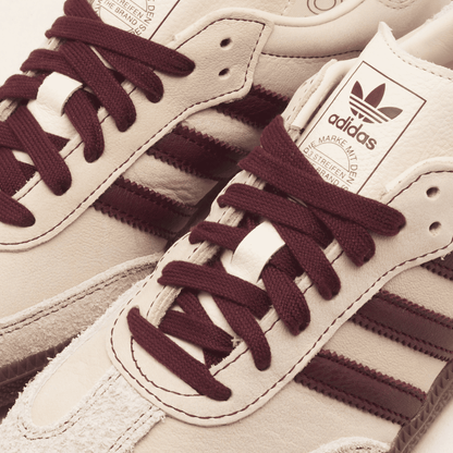 Samba OG beige y burdeos