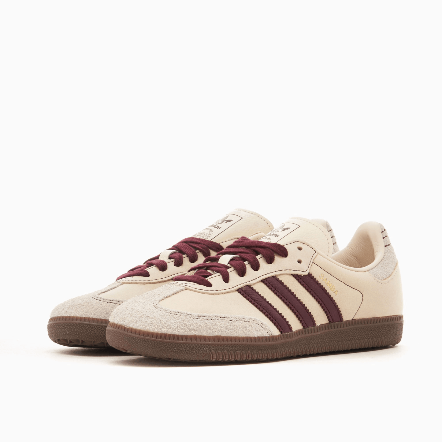 Samba OG beige y burdeos