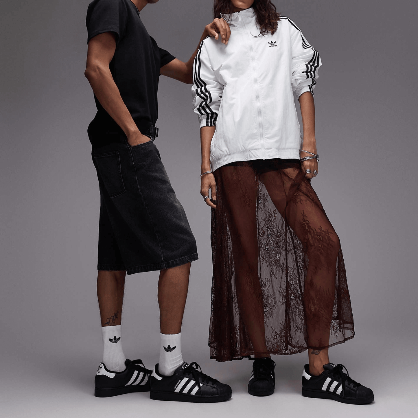 Superstar negro y blanco