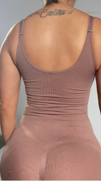 Body Faja Invisible SMI7153 COCOA Espalda alta, curvas redefinidas